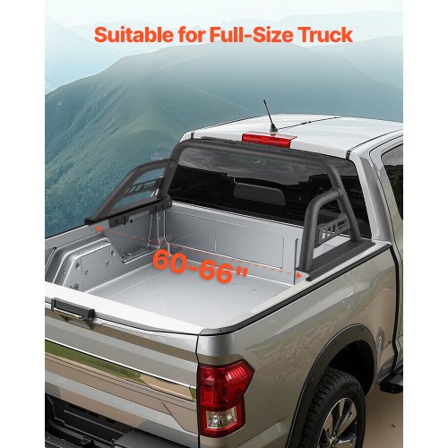 Truck Bed Roll Bar Universal Pickup Sport Adjustable Bar Chase Rack