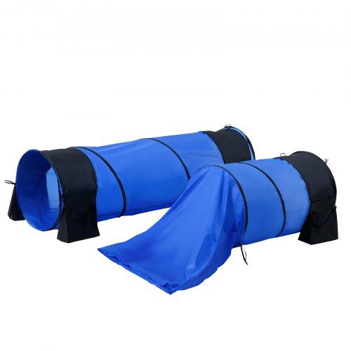 Dog Agility Training Equipment 7 PCS Set w Adjustable High Hurdles6 Weave