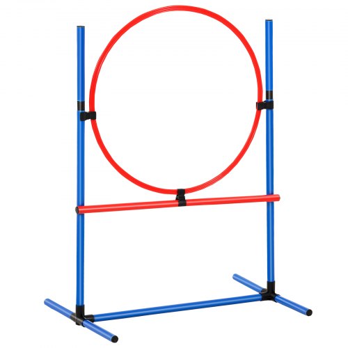 Dog Agility Training Equipment 7 PCS Set Upgrade w Adjustable High