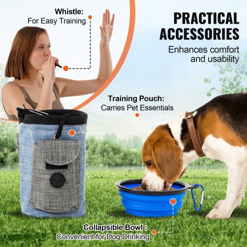 Dog Agility Training Equipment 5 PCS Set Upgrade with Adjustable High