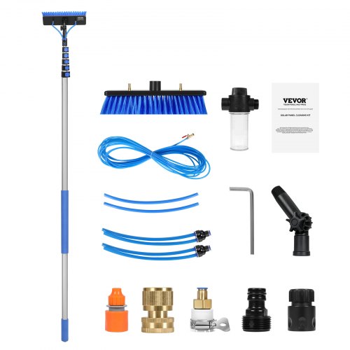 Water Fed Pole Kit 36FT Solar Panel Cleaning Pole with Extendable Handle
