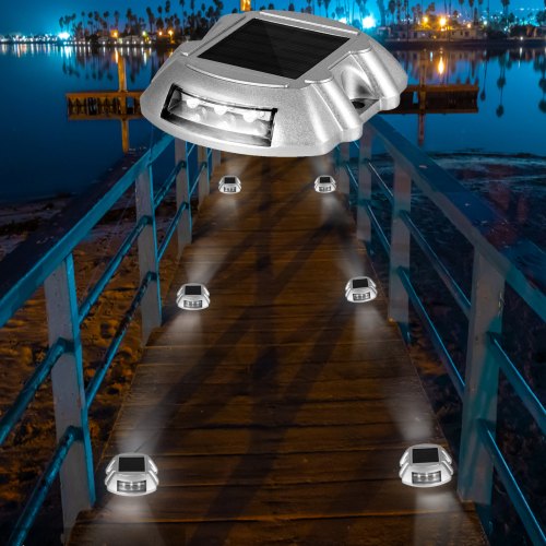 Driveway Lights 16Pack Solar Driveway Lights Bright White with Screw Solar