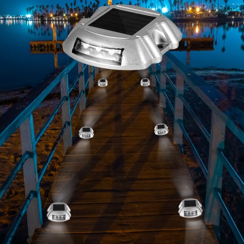 Driveway Lights 24Pack Solar Driveway Lights Bright White with Screw Solar