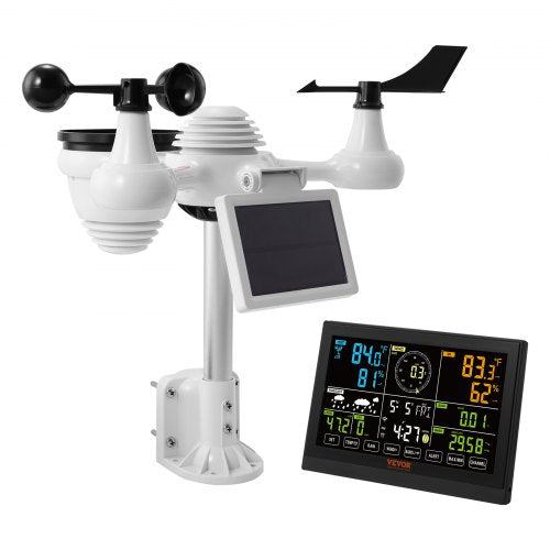 7in1 WiFi Weather Station 75 in Color Display Home Weather Station