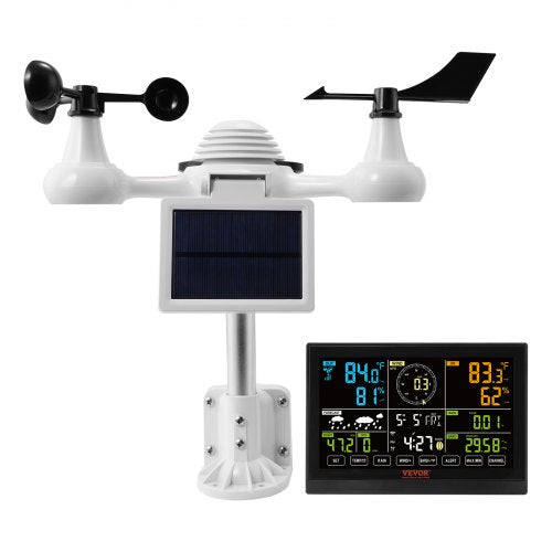 7in1 WiFi Weather Station 75 in Color Display Home Weather Station