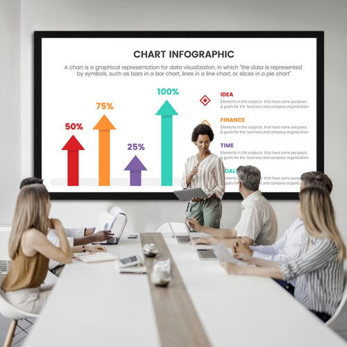 Big 110 Diagonal 169 HD Projector Screen Home Theater Outdoor Use  34L