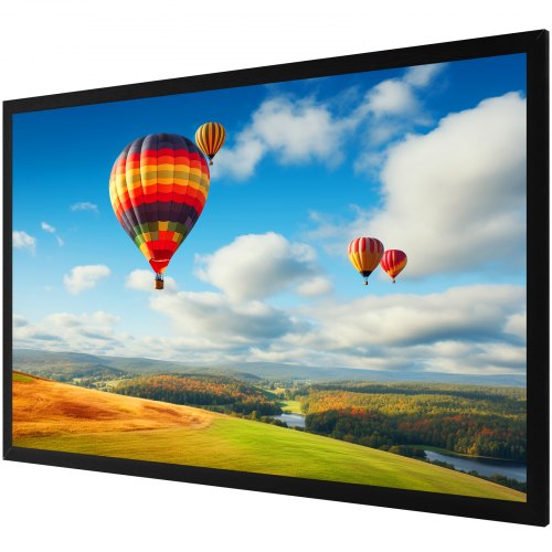 120 169 Projector Screen Fixed Frame 4K HDTV Movie Theater 3D – 6L