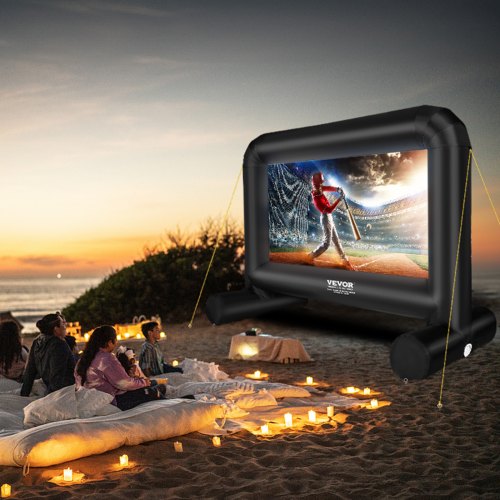 Inflatable Movie Screen 14 FT 168inchInflatable Projector Screen for Outside