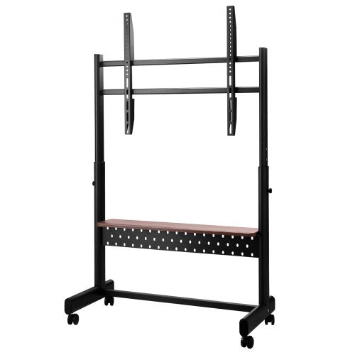 Rolling TV Stand Mobile TV Cart for 55100 Inch Screens Height Adjustable