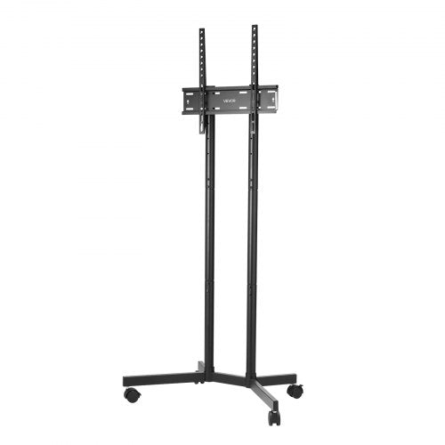 Rolling TV Stand Mobile TV Cart for 3265 Inch Screens Height Adjustable