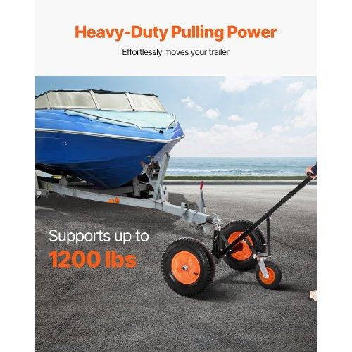 HeavyDuty Trailer Dolly 1200lbs Tongue Weight Capacity Carbon Steel