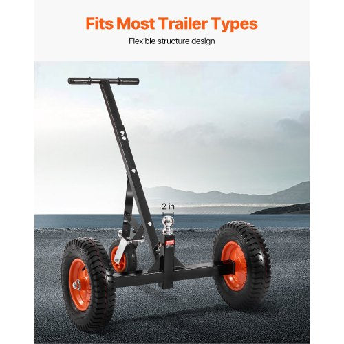 HeavyDuty Trailer Dolly 1200lbs Tongue Weight Capacity Carbon Steel