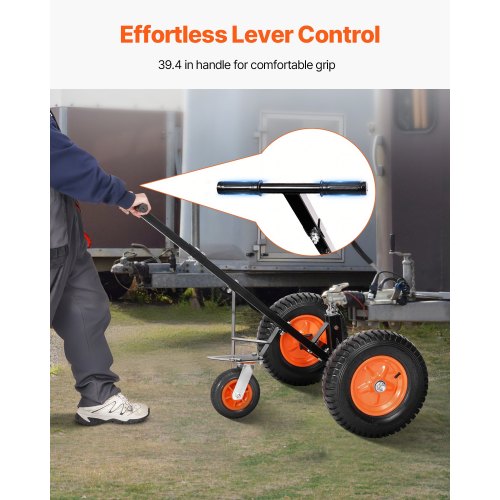 HeavyDuty Trailer Dolly 1200lbs Tongue Weight Capacity Carbon Steel