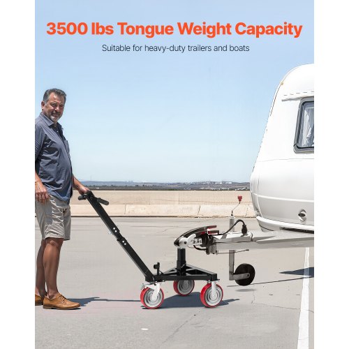 Trailer Dolly 3500lbs Tongue Weight Capacity 18 inch and 22 inch Height
