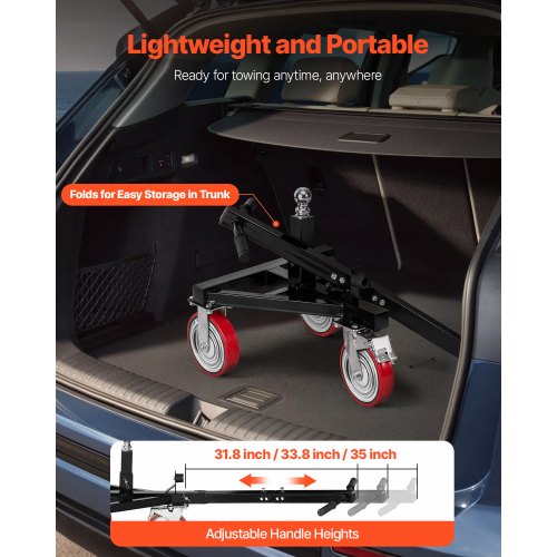 Trailer Dolly 3500lbs Tongue Weight Capacity 18 inch and 22 inch Height