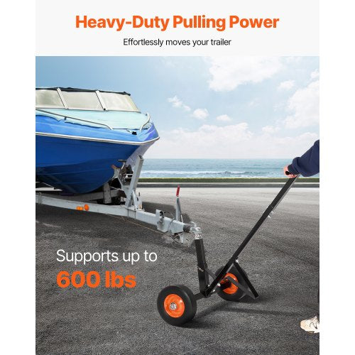 HeavyDuty Trailer Dolly 600lbs Tongue Weight Capacity Carbon Steel