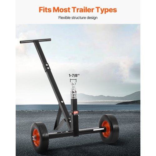 HeavyDuty Trailer Dolly 600lbs Tongue Weight Capacity Carbon Steel