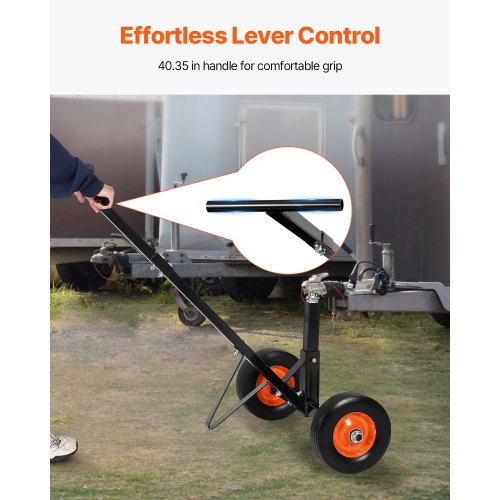 HeavyDuty Trailer Dolly 600lbs Tongue Weight Capacity Carbon Steel