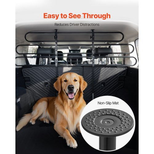 Dog Car Barrier Adjustable UniversalFit Vehicle Pet Barrier for Cars