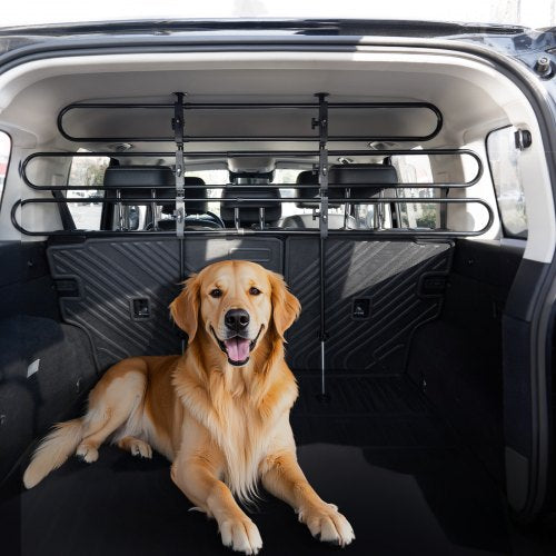 Dog Car Barrier Adjustable UniversalFit Vehicle Pet Barrier for Cars