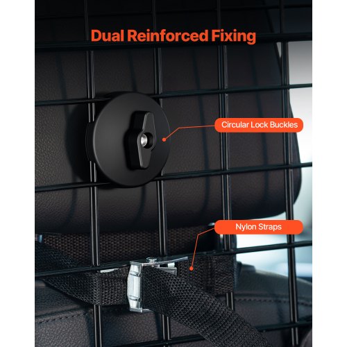 Dog Car Barrier 354606 Adjustable Car Divider for Front Seat