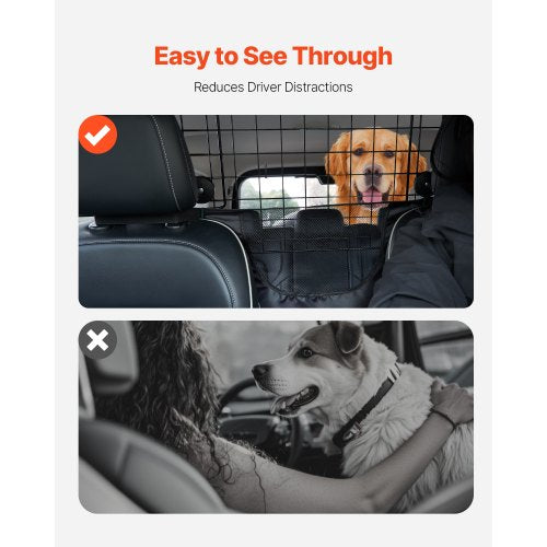 Dog Car Barrier 354606 Adjustable Car Divider for Front Seat