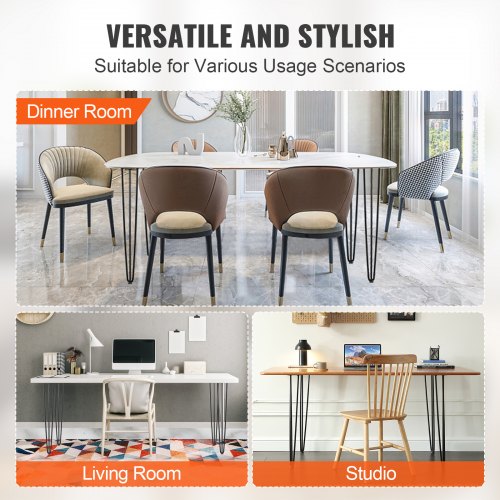 Hairpin Table Legs 28 Set of 4 Desk Legs 900lbs Load Capacity Hairpin