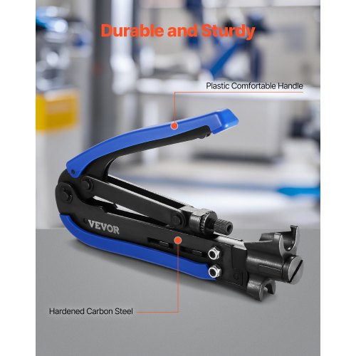 Coax Cable Crimper Kit Coaxial Cable Compression Kit with a Crimping Tool