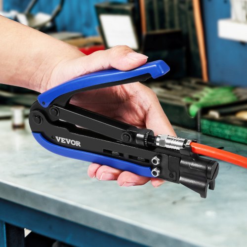 Coax Cable Crimper Kit Coaxial Cable Compression Kit with a Crimping Tool