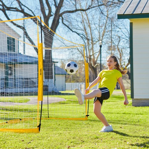 Portable Soccer Goal 12x6 ft Adults Kids Backyard Soccer Net Large