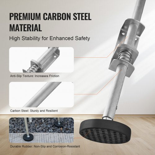 Ladder Levler 23.4 inch Steel 550lbs Load Ladder Leveling Tool Pitch