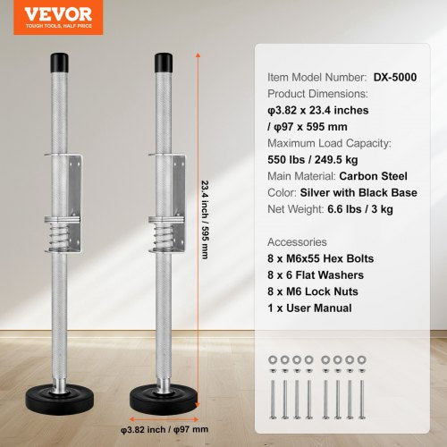 Ladder Levler 23.4 inch Steel 550lbs Load Ladder Leveling Tool Pitch