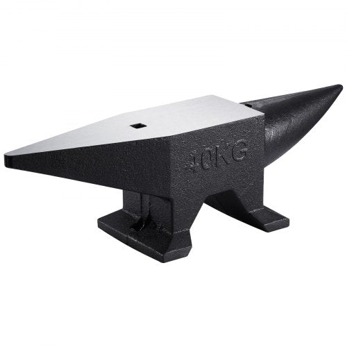 Cast Iron Anvil 86 Lbs Single Horn Anvil with Large Countertop and Stable