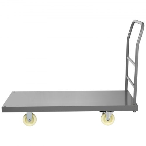 Flatbed Utility Cart Supports up to 2000 lbs Dimensions 47L x 24W x