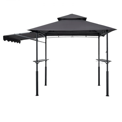 Grill Gazebo 8 x 5 ft DoubleTiered Top Reinforced BBQ Gazebo with Extra