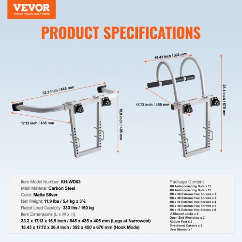 Ladder Stabilizer 2 in 1 Extension Wall Ladder Standoff Hook Roof Ridge