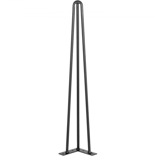 Hairpin Table Legs 26 Black Set of 4 Desk Legs 880lbs Load Capacity Each