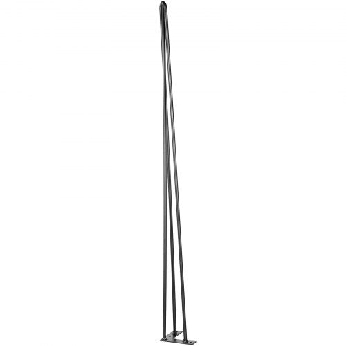 Hairpin Table Legs 36 in Black Set of 4 Desk Legs 220 lbs Load Capacity Each