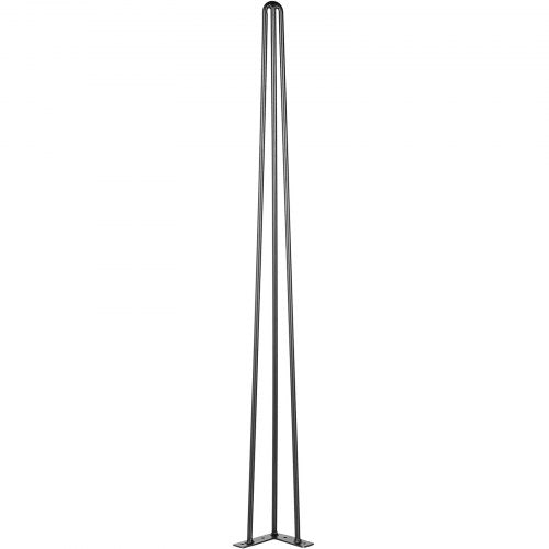 Hairpin Table Legs 36 in Black Set of 4 Desk Legs 220 lbs Load Capacity Each