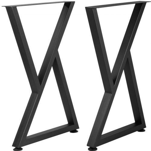 Metal Table Legs 28x18 inch Desk Legs Set of 2 Heavy Duty Bench Legs Z