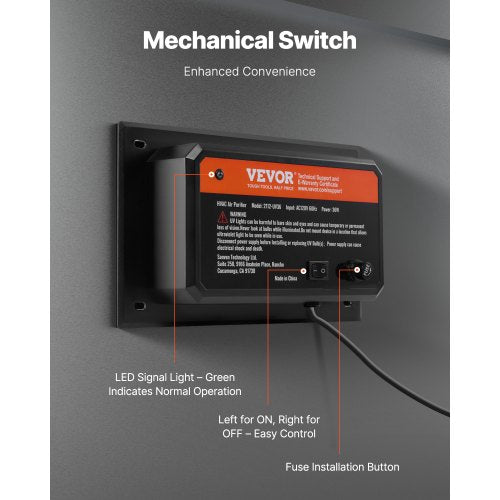 HVAC Air Purifier Whole House 36W 16inch UV UVC Light in Duct for Ac Air