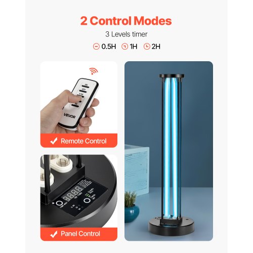 UV Light 110W Ultraviolet Lamp with Ozone Purifier UVC Lamp with 3060120