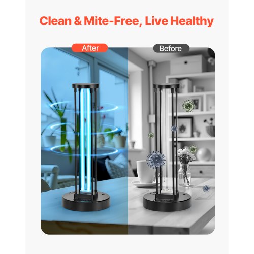 UV Light 36W Ultraviolet Lamp with Ozone Purifier UVC Lamp with 3060120
