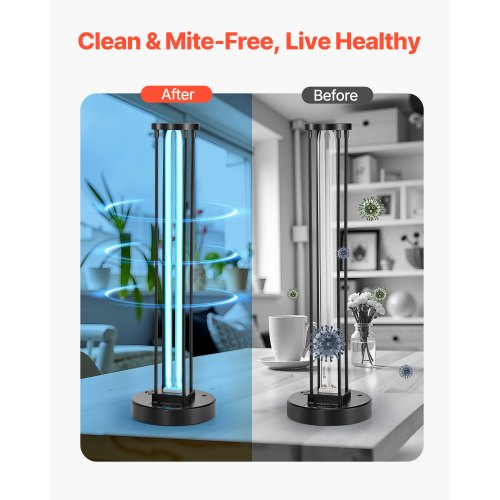 UV Light 55W Ultraviolet Lamp with Ozone Purifier UVC Lamp with 3060120