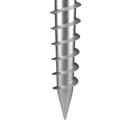 No Dig Ground Anchor 4 Pack 394 x 276 x 2756 in DIY Screw in Post Stake