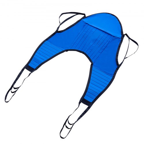Patient Lift Sling with Head Support MediumSize U Shape Divided Leg Sling 