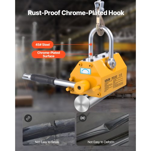 Permanent Magnetic Lifter 1320 lbs Pulling Capacity Heavy Duty N42