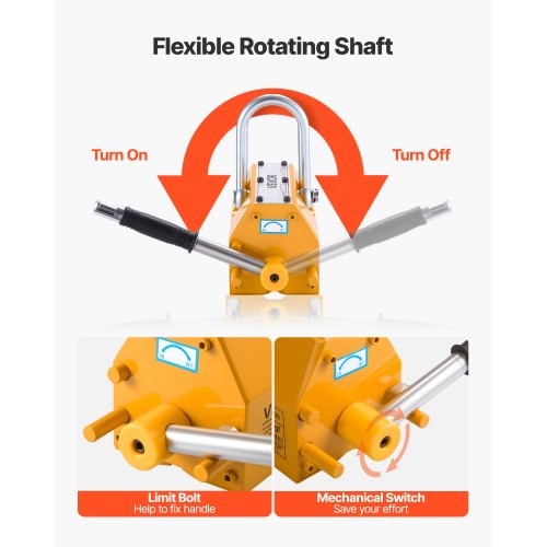 Permanent Magnetic Lifter 2200 lbs Pulling Capacity Heavy Duty N42