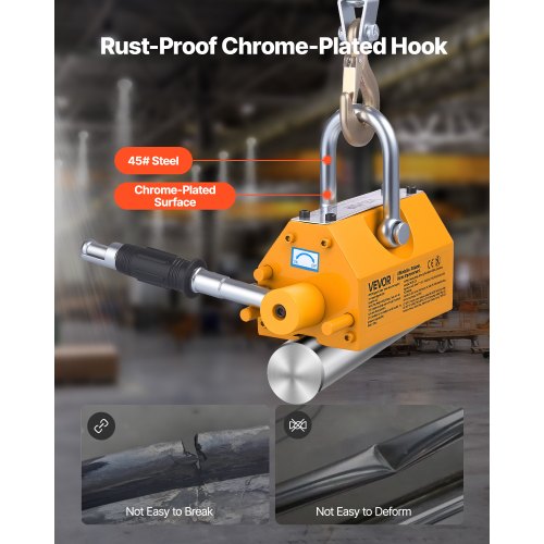 Permanent Magnetic Lifter 880 lbs Pulling Capacity Heavy Duty N42