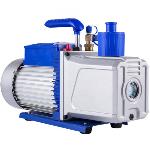 Vacuum Pump 12CFM 1HP Vane Vacuum Pump Two Stage 3 x 101 Pa Ultimate HVAC